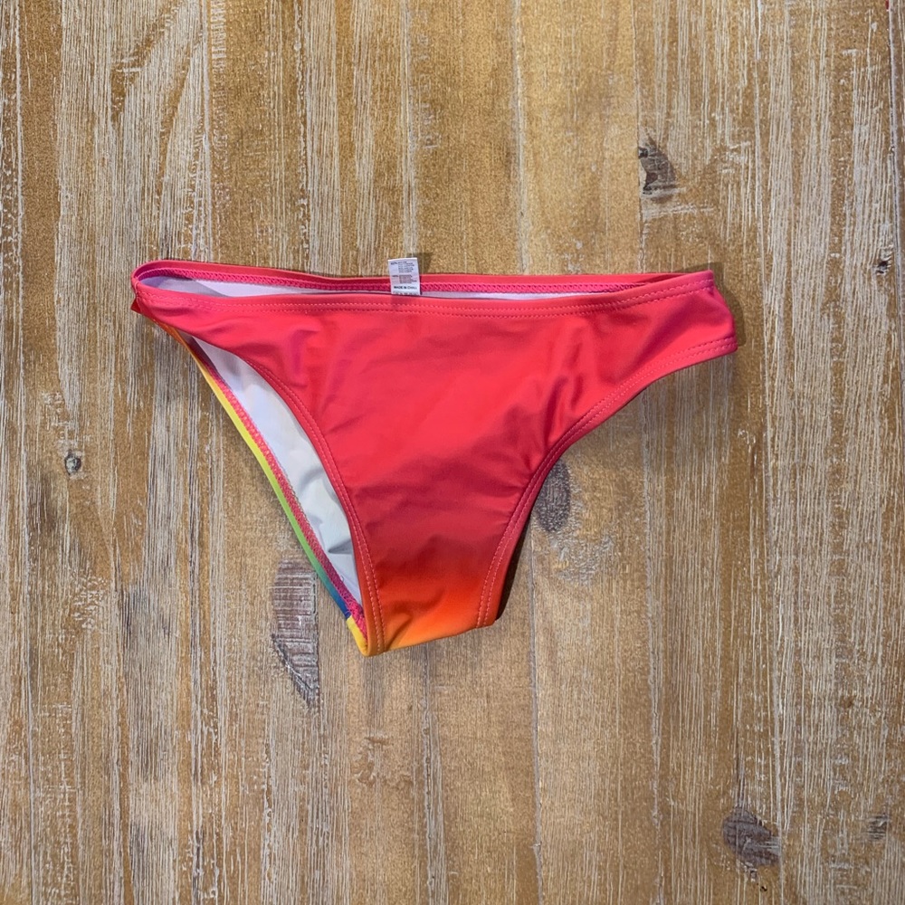 Rainbow bikini bottom. Size S. Condition good